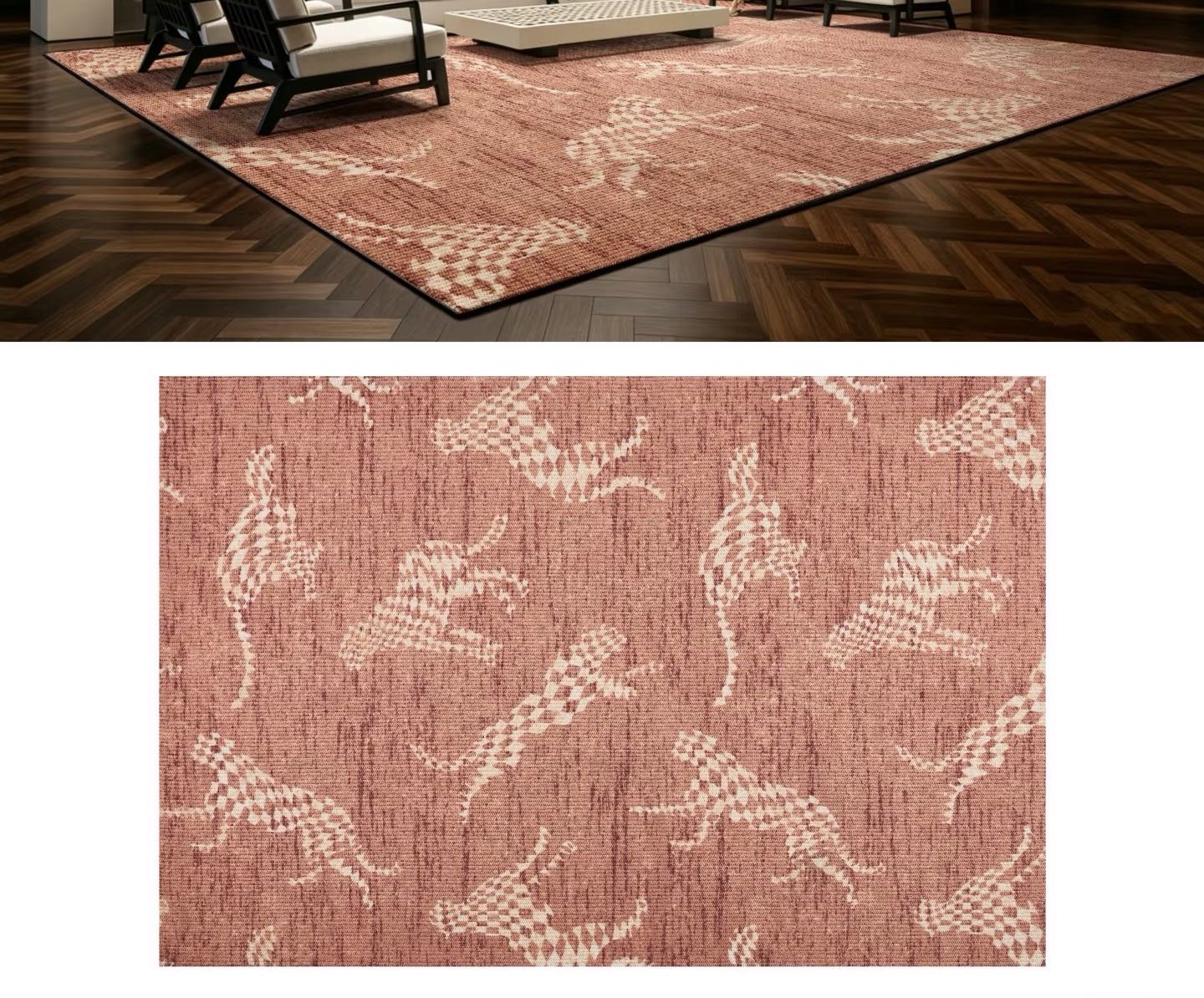 2. Floor: retro wool carpet